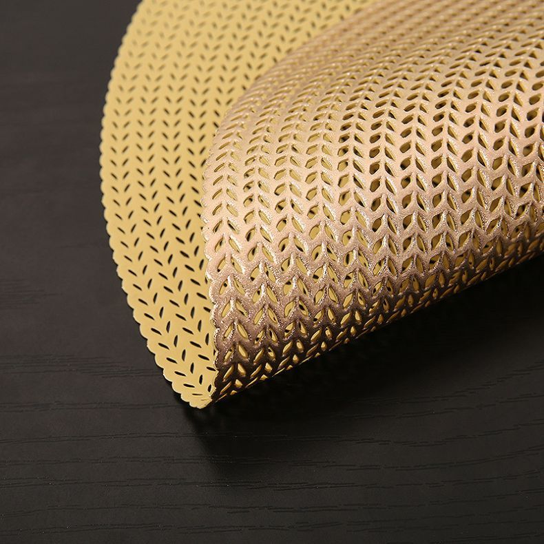 Kit 4 ou 6 Tapete De Mesa Posta Redondo Design Elegante Impermeável