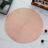 Kit 4 ou 6 Tapete De Mesa Posta Redondo Design Elegante Impermeável