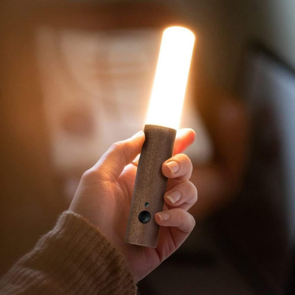 KIT 2 Luz Noturna Inteligente com Sensor LED Lâmpada Magnética Recarregável De Parede ou Cabeceira para Casa MT253 ( 6 )