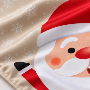 Detalhe da estampa de Papai Noel da capa Noelina
