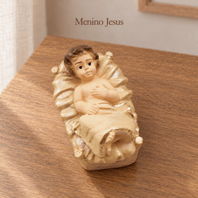 Presépio de Natal Completo Belém 13 Peças em Gesso