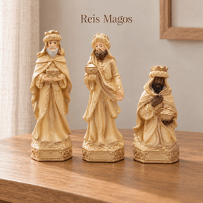 Presépio de Natal Completo Belém 13 Peças em Gesso