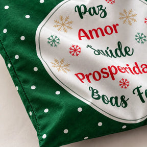 Detalhe da mensagem Paz, Amor, Saúde, Prosperidade e Boas Festas