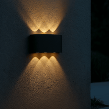 Arandela de Parede Externa LED à Prova d’Água – Casare