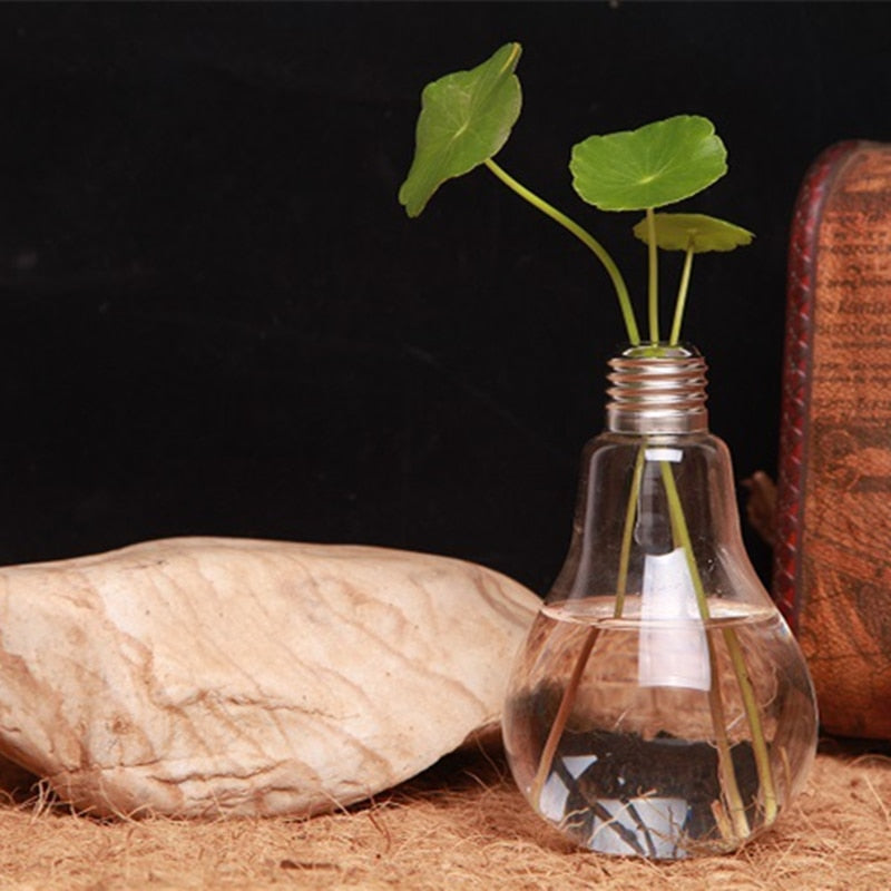 Vaso Decorativo Hidropônico em Formato de Lâmpada – Casare