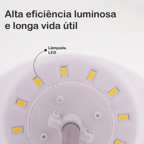 Luminária de Mesa Extensível, Iluminação Quente, Regulável e Sem Fio — Design Moderno