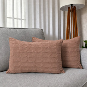 Capa de Almofada Tricot Linna Retangular 60 × 40 cm