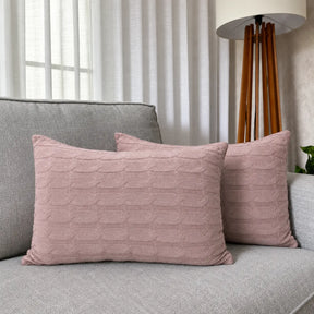 Capa de Almofada Tricot Linna Retangular 60 × 40 cm