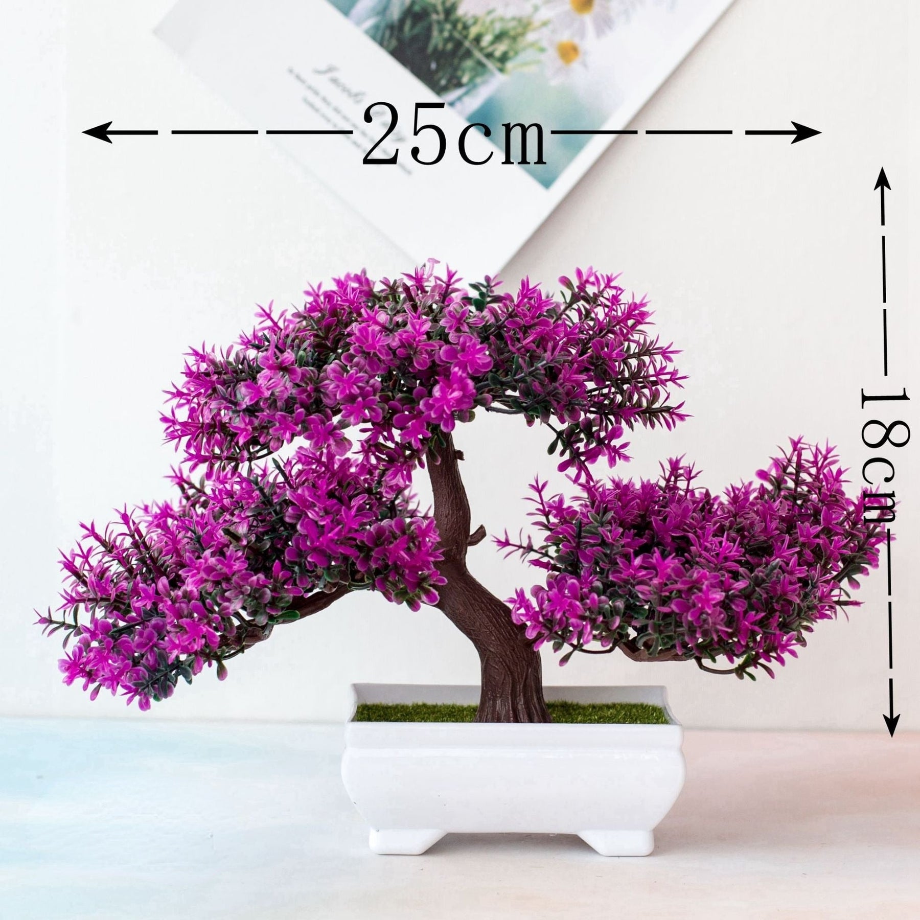 Bonsai Artificial Decorativo - Beleza e Tranquilidade Sem Manutenção