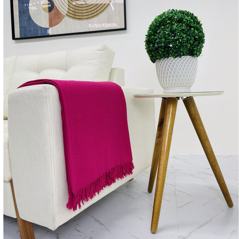 Manta Decorativa para Sofá Delicata