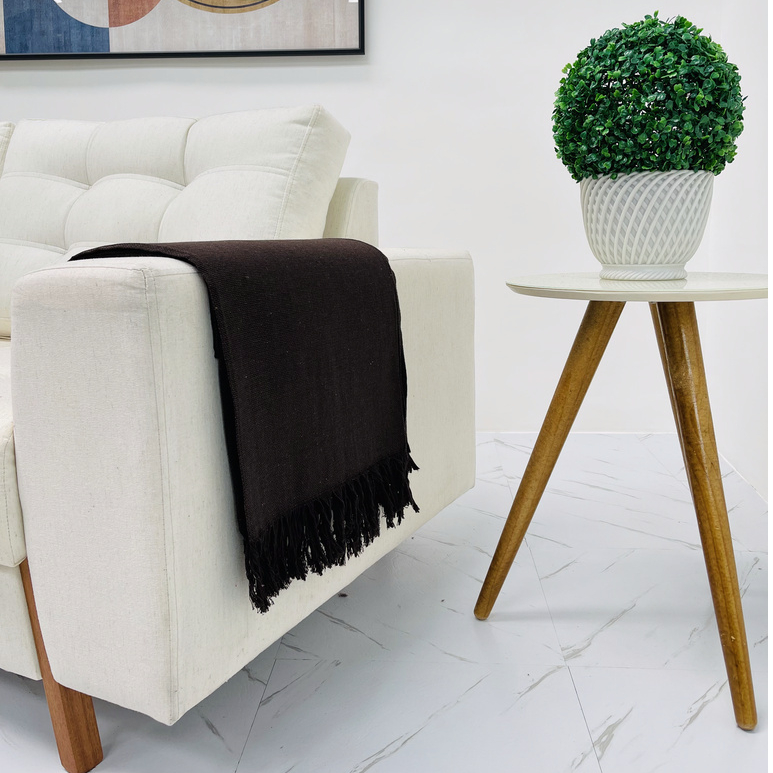 Manta Decorativa para Sofá Delicata