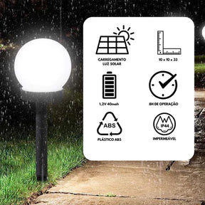 Luz Solar LED para Jardim - Casare