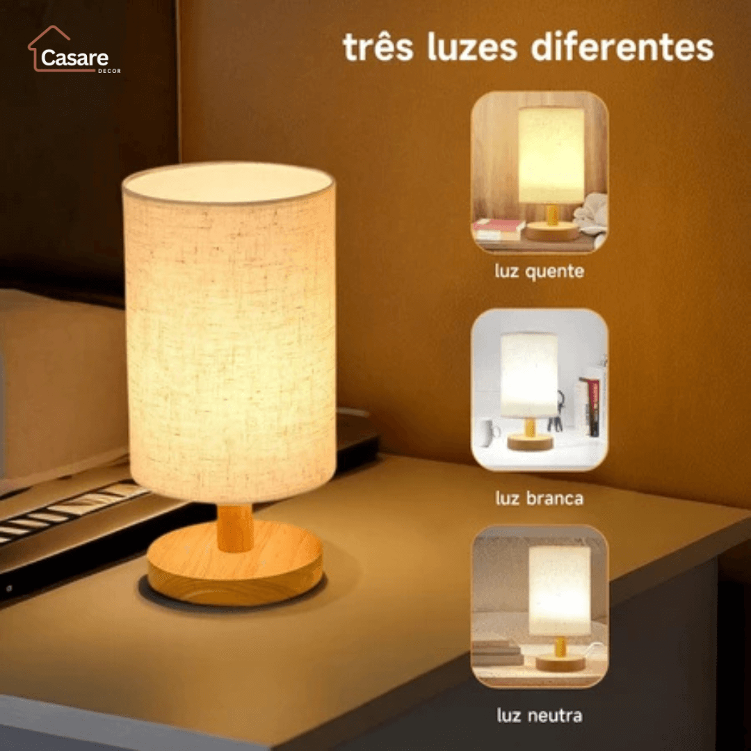Luminária de Mesa Lume