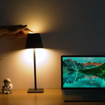 Luminária Abajur Mesa Led Touch Dimerizável Sem Fio Recarregável