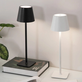 Luminária Abajur Mesa Led Touch Dimerizável Sem Fio Recarregável